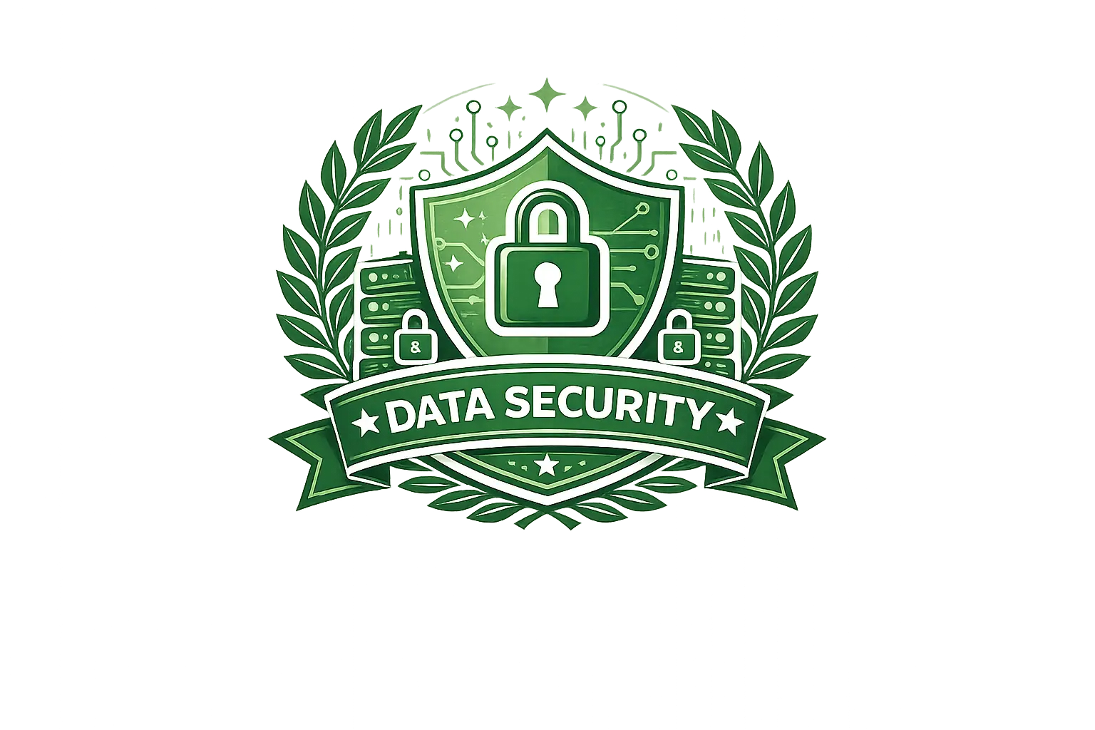 Data security icon representing secure visa application processing and protected customer information by MHSA AIR TRAVELS.