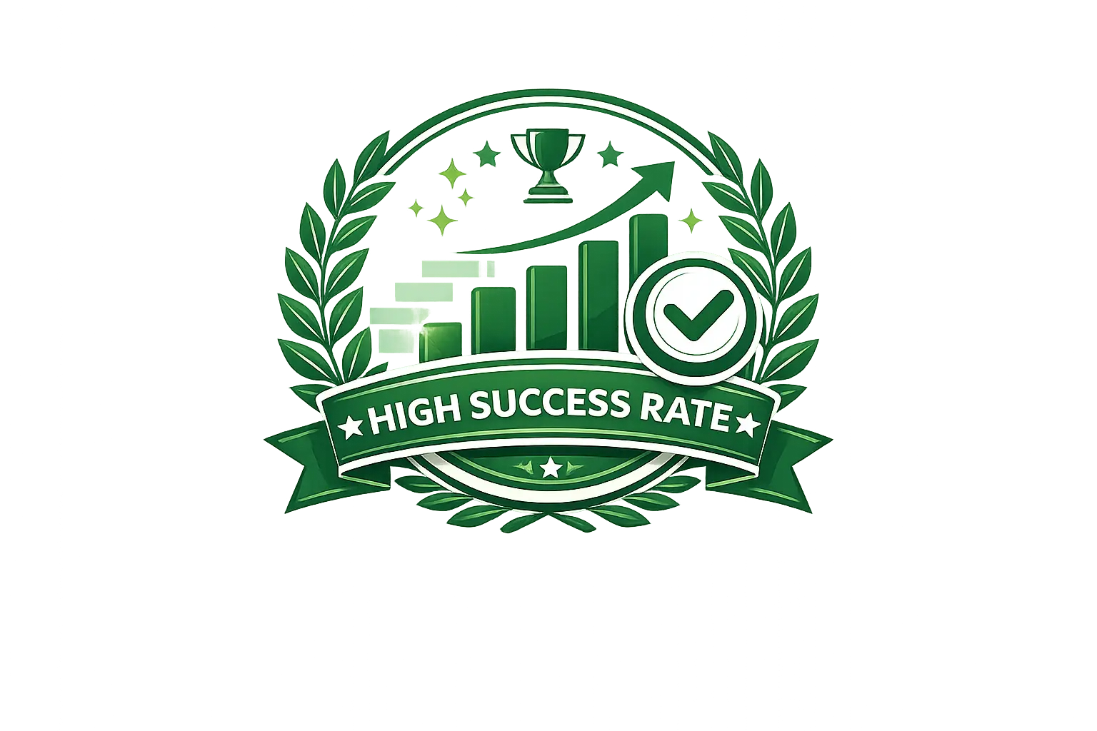 High Success Rate icon representing trusted visa approval, reliable travel services, and successful application processing by MHSA AIR TRAVELS.